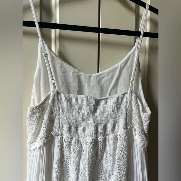 Sundance Magnolia Blossom Dress White - Size M - Picture 5 of 9